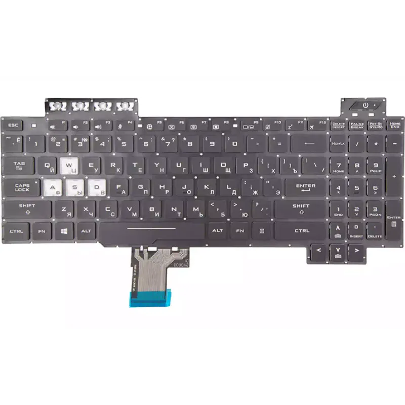 Teclado para laptop PowerPlant, Black (KB315611)