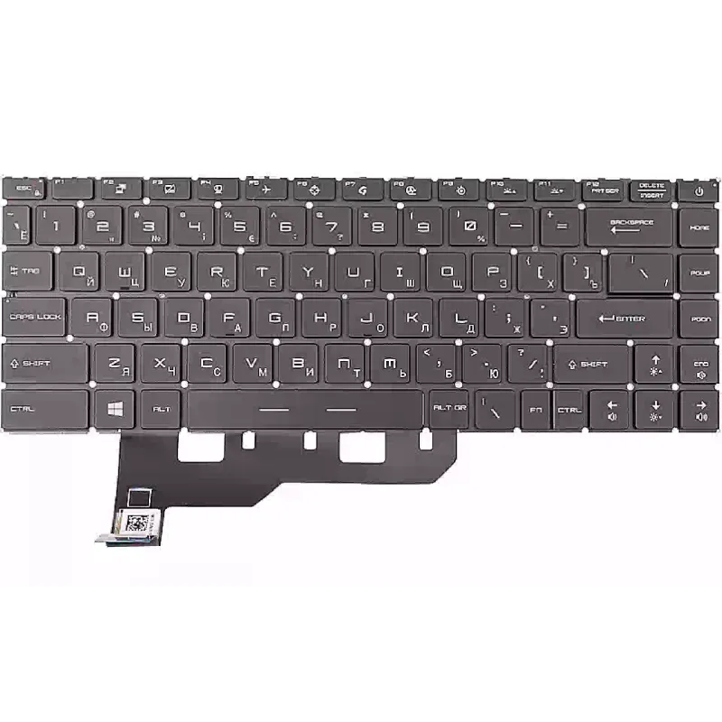 لوحة مفاتيح للكمبيوتر المحمول PowerPlant, Black (KB315666)