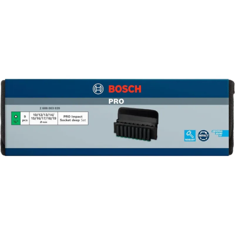 Σετ κεφαλών υποδοχής Bosch Professional (2.608.003.039)