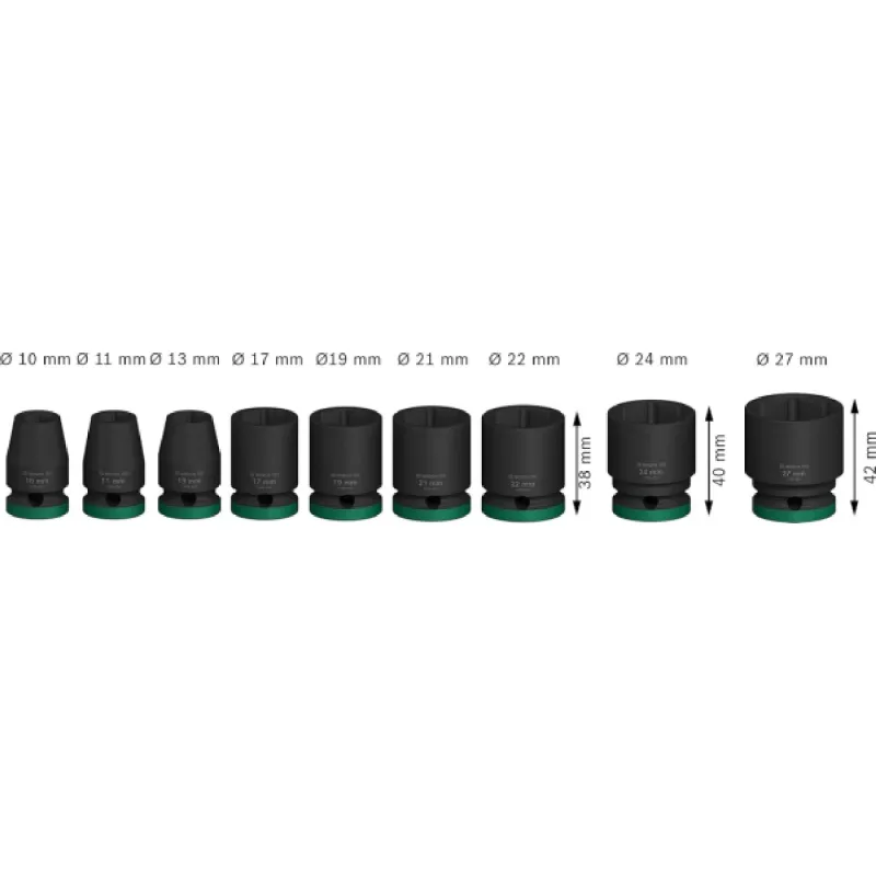 مجموعة من رؤوس المقبس Bosch Professional (2.608.003.038)