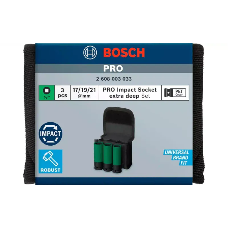 Dugókulcsfej készlet Bosch Professional (2.608.003.033)