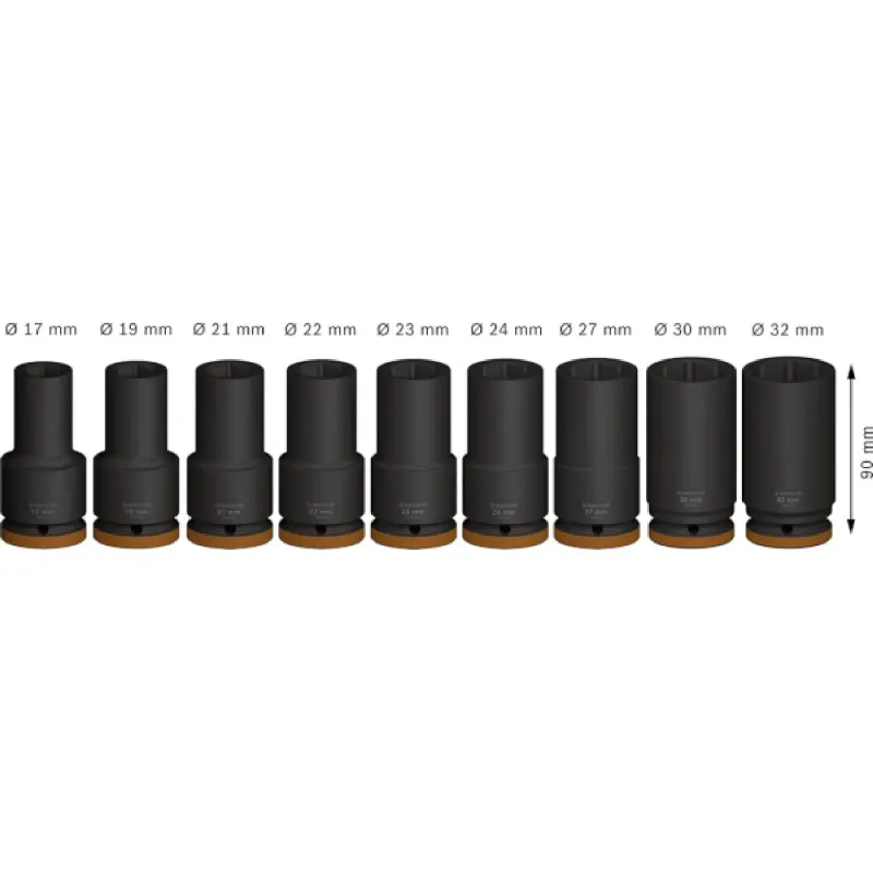 مجموعة من رؤوس المقبس Bosch Professional (2.608.003.042)