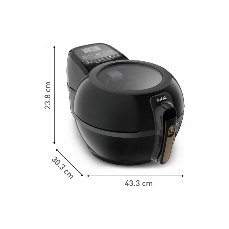 Multi-forno Tefal ActiFry & Grill Genius, Black/Gold (FZ775810)