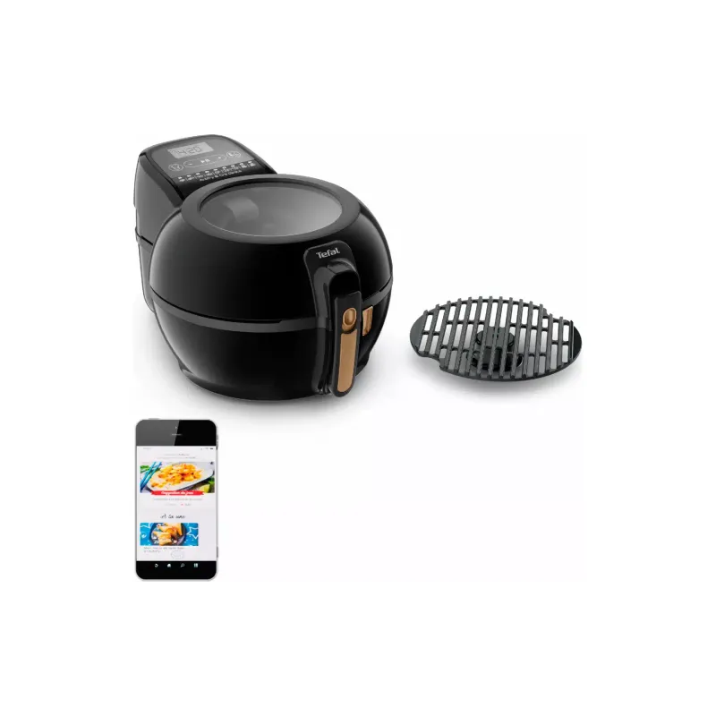 Multi-forno Tefal ActiFry & Grill Genius, Black/Gold (FZ775810)