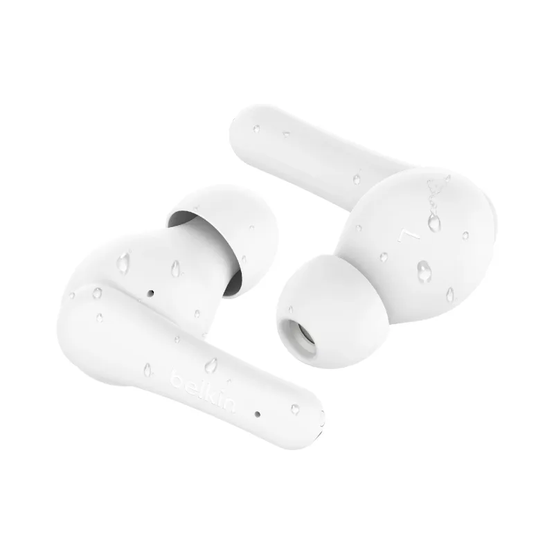 سماعات أذن لاسلكية حقيقية Belkin Soundform Rhythm, White (AUC012BTWH)