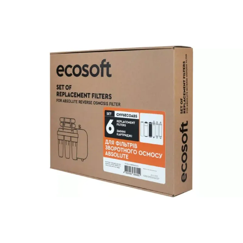 Cartucho de agua Ecosoft (CHV6ECOABS)