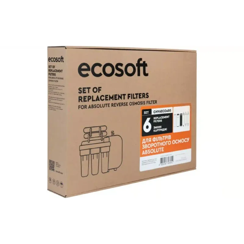 Cartucho de agua Ecosoft (CHV6ECOABS)