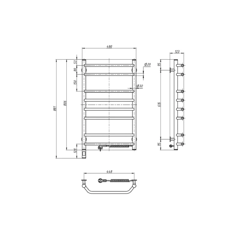 Handtuchwärmer Navin (12-006033-4880)