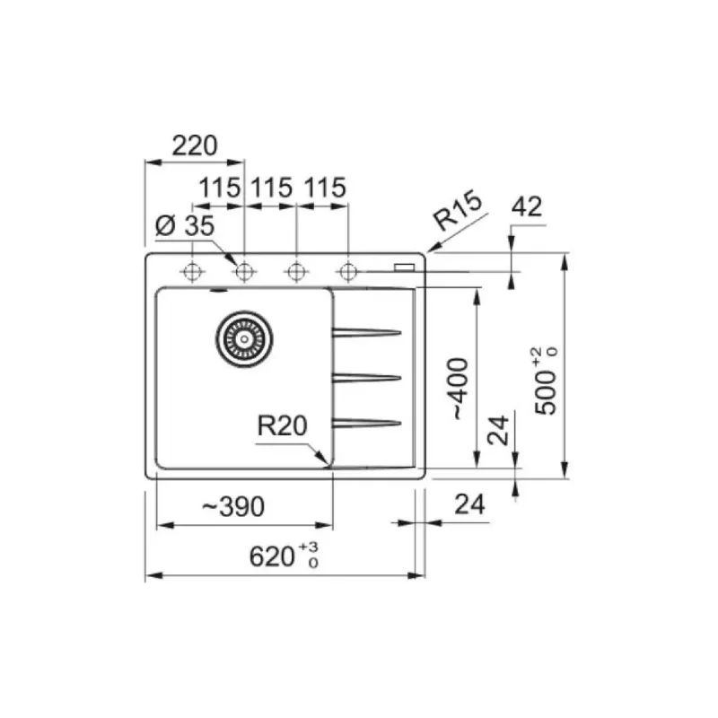 Küchenspüle Franke (114.0699.242)