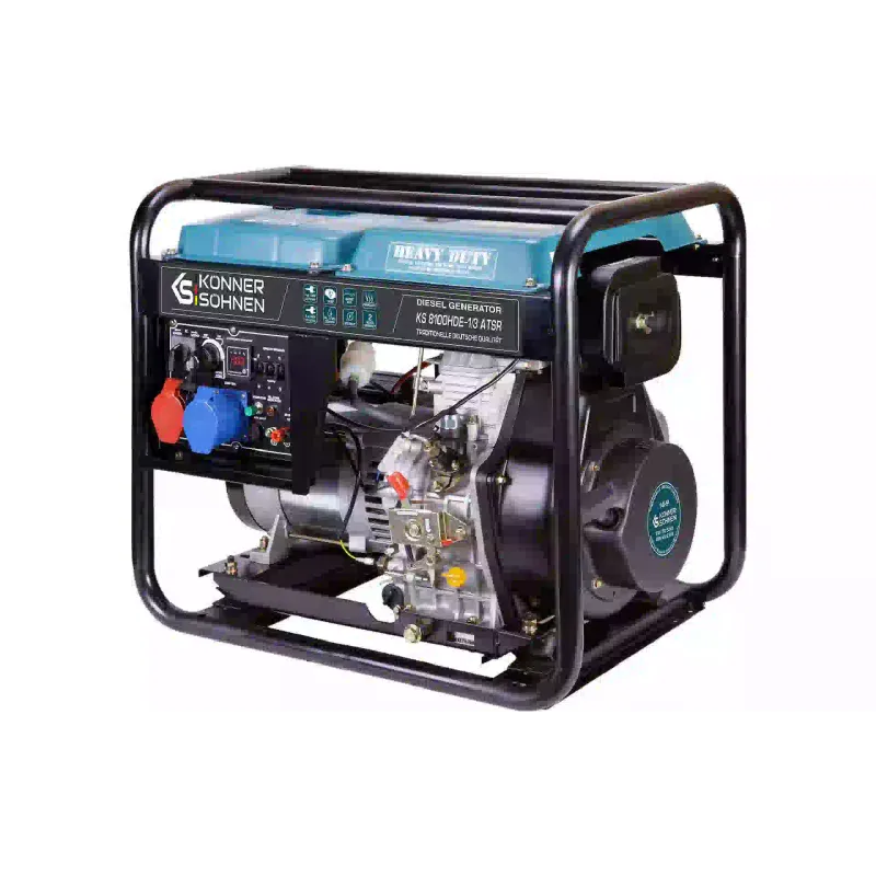 Генератор дизельный Konner&Sohnen EURO V, 6 кВт, 1/3 фазы, АВР, электростартер (KS 8100HDE-1/3ATSR)
