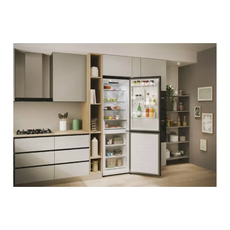 Fridge Candy (ECN2CQTEB186), 235 l, Black