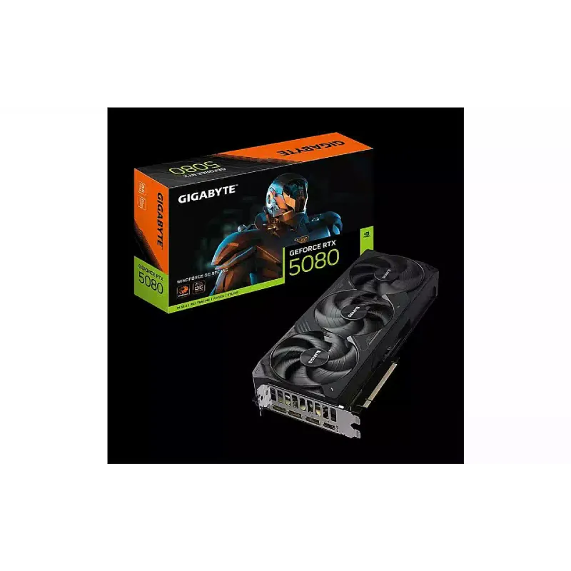 Відеокарта Gigabyte GeForce RTX 5080 (GV-N5080WF3OC-16GD), GDDR7