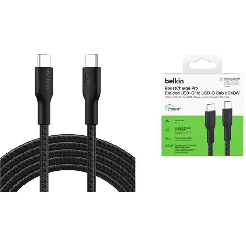 Кабель Belkin  Black (CAB025HQ3MBK)