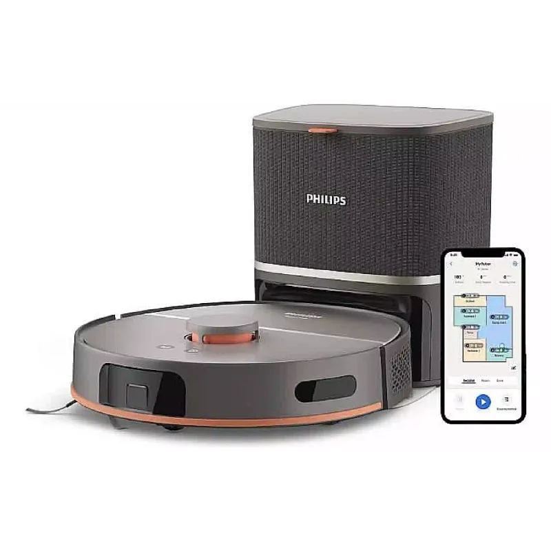 مكنسة كهربائية روبوتية Philips Series 5000, Black (XU5100/10)