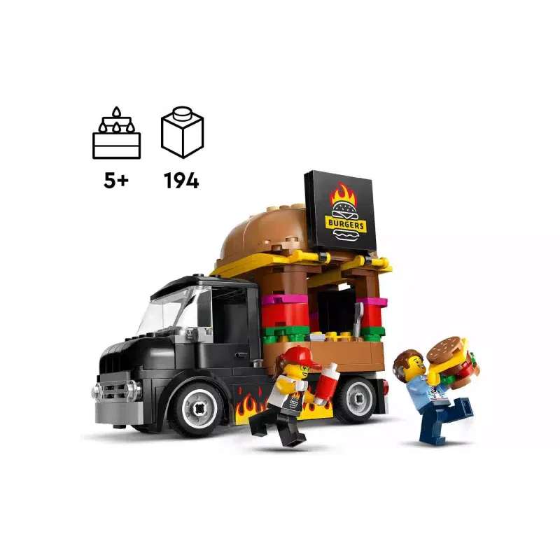 Konstruktőr LEGO City Burger Truck (60404)