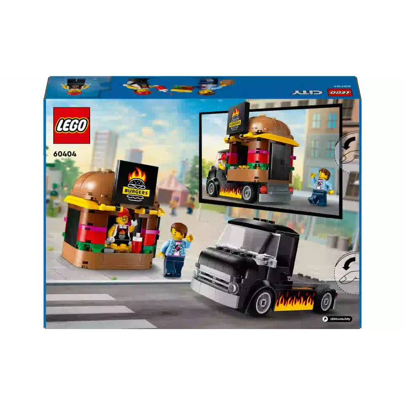 Konstruktőr LEGO City Burger Truck (60404)