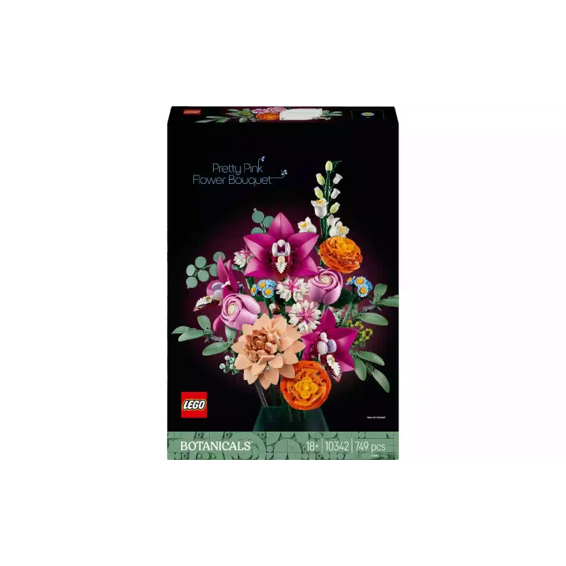 Konstruktőr LEGO Botanicals Pretty Pink Flower Bouquet (10342)