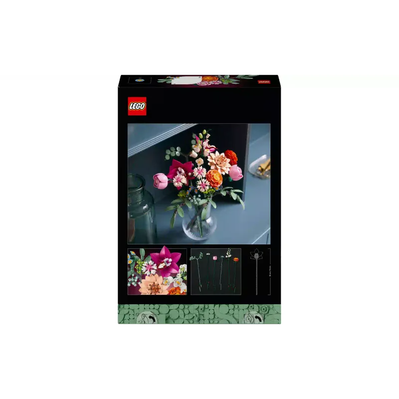 Konstruktőr LEGO Botanicals Pretty Pink Flower Bouquet (10342)