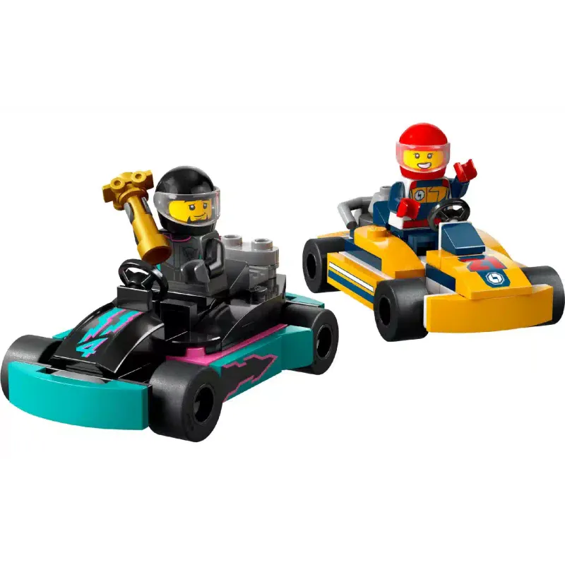 Constructor LEGO City Go-Karts and Race Drivers (60400)