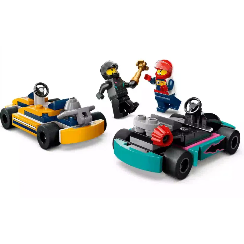 Constructor LEGO City Go-Karts and Race Drivers (60400)