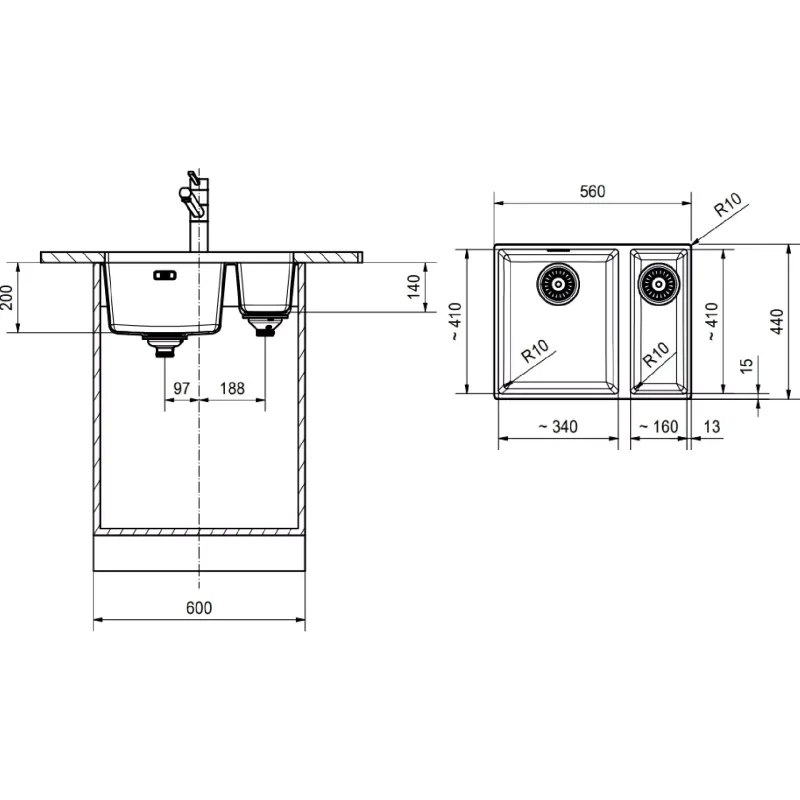Кухненска мивка Franke (144.0649.563)