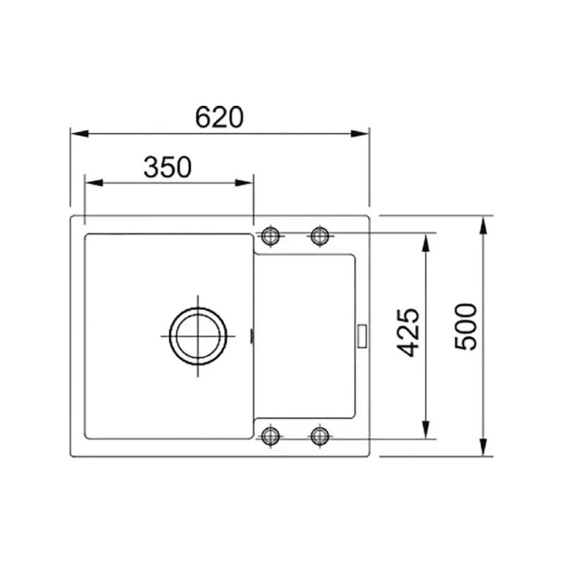 Кухонна мийка Franke, Gray (114.0565.115)