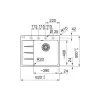 Кухонна мийка Franke CNG 611-62 TL, Gray (114.0630.453)
