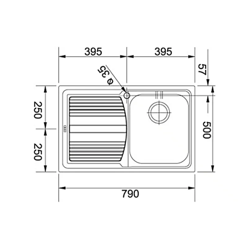 Pia da cozinha Franke (101.0381.806)