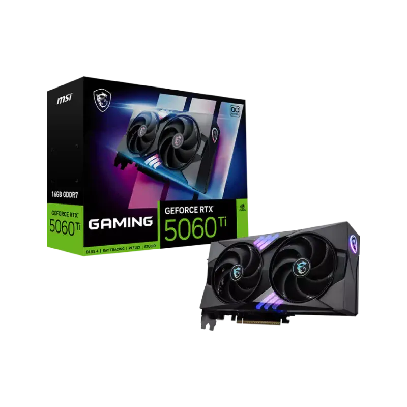 Placa de vídeo MSI GeForce RTX 5060Ti (RTX 5060 Ti 16G GAMING OC)