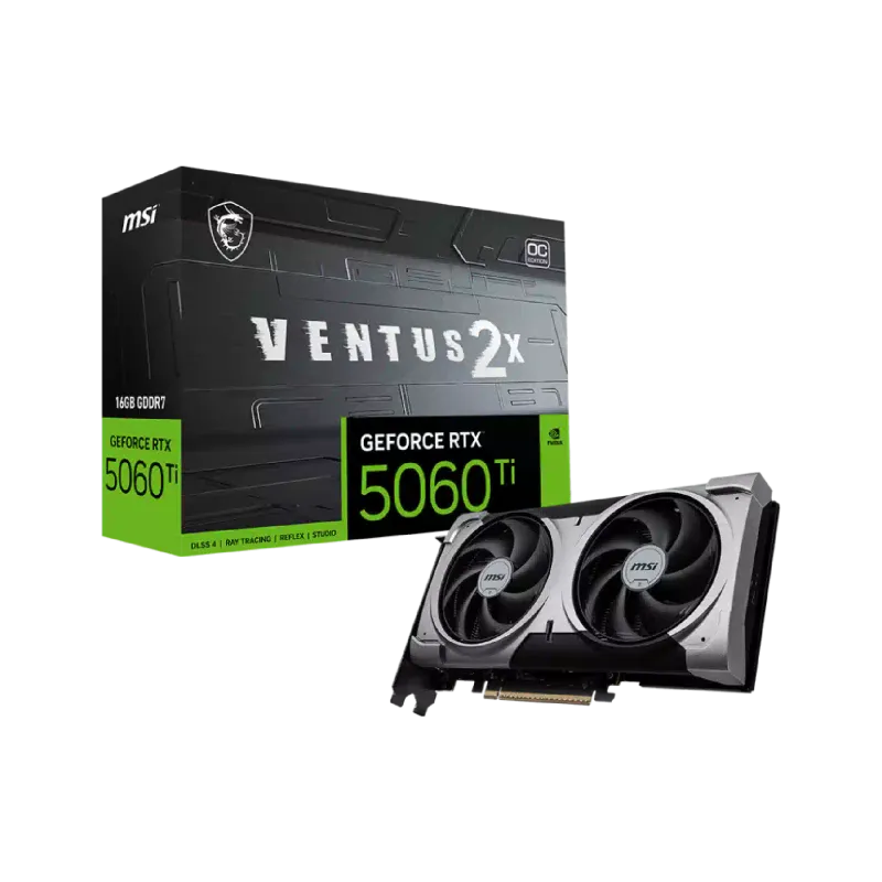Video card MSI GeForce RTX5060Ti (RTX 5060 Ti 16G VENTUS 2X OC P)