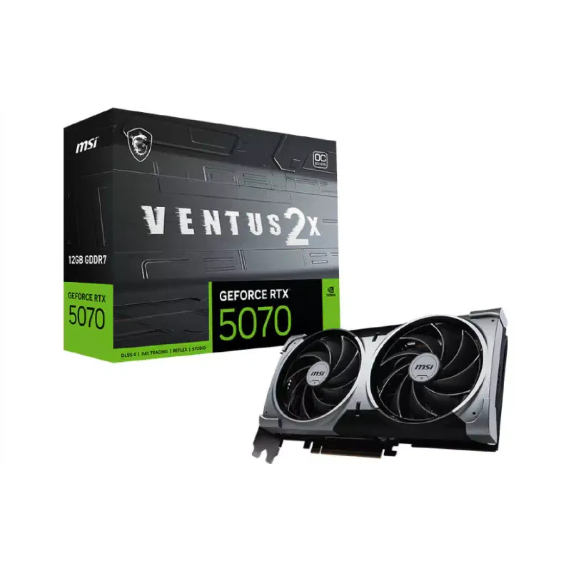 Видеокарта MSI (RTX 5070 12G VENTUS 2X OC)