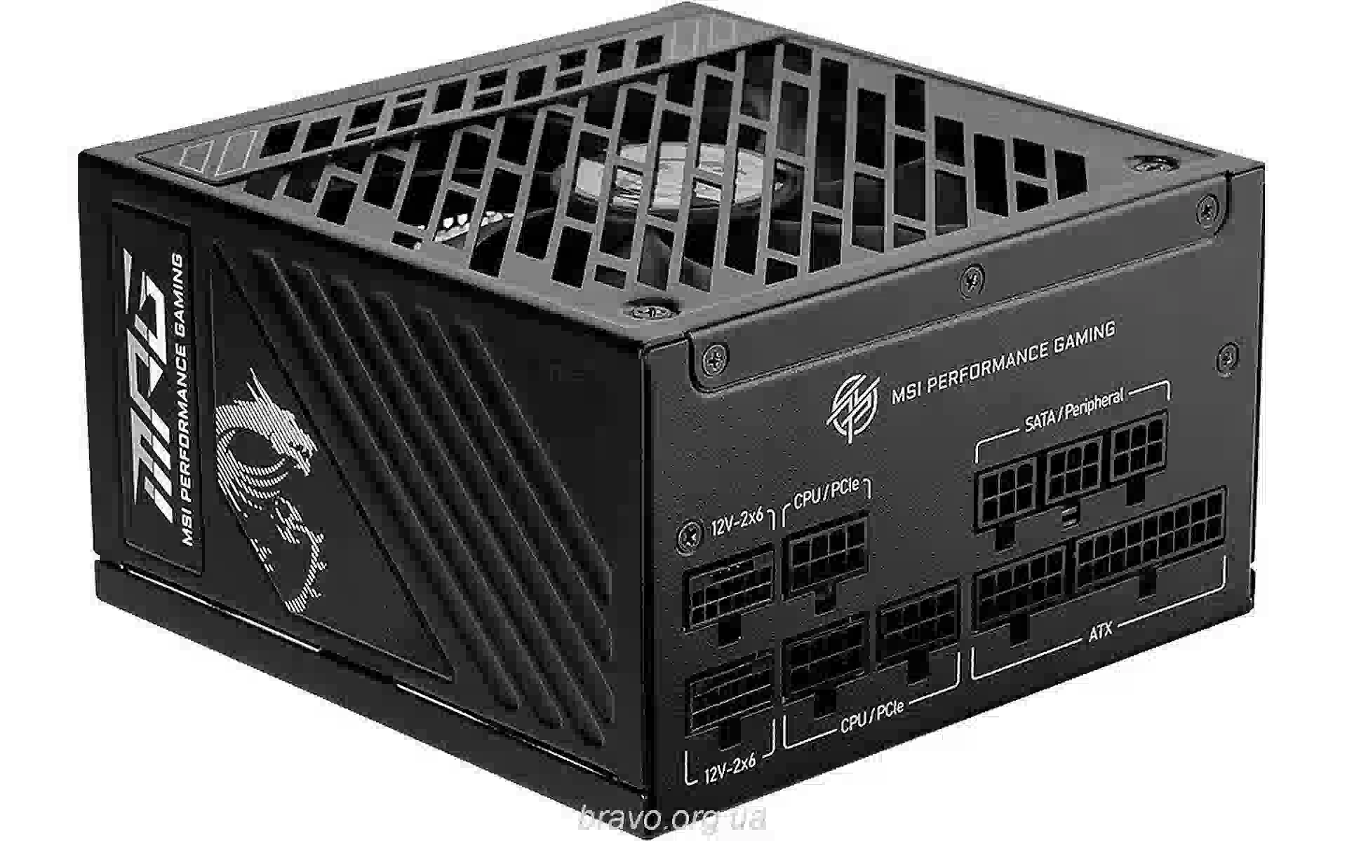 Блок живлення MSI (MPG_A850GS_PCIE5) Блок живлення MSI (MPG_A850GS_PCIE5)