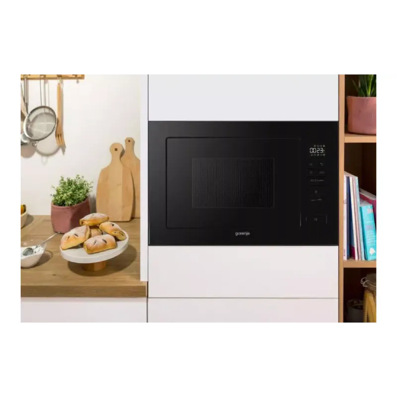 Вбудована мікрохвильова піч Gorenje (BM251M2BG), 25 л, 900 Вт, Black