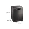 غسالة الأواني Bosch, Black (SMS4IKC62T)
