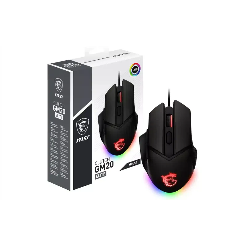الفأر MSI Clutch Elite Gaming Mouse GM20 (S12-0401870-C54)