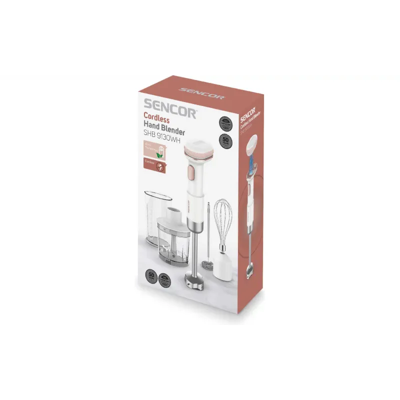 Блендер занурювальний Sencor (SHB9130WH), 700 мл, 180 Вт, White