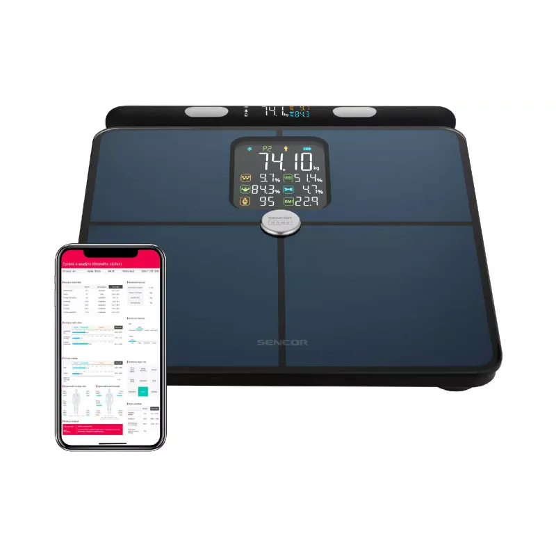 Ваги для підлоги Sencor (SBS9102BK), 180 кг, Dark Blue