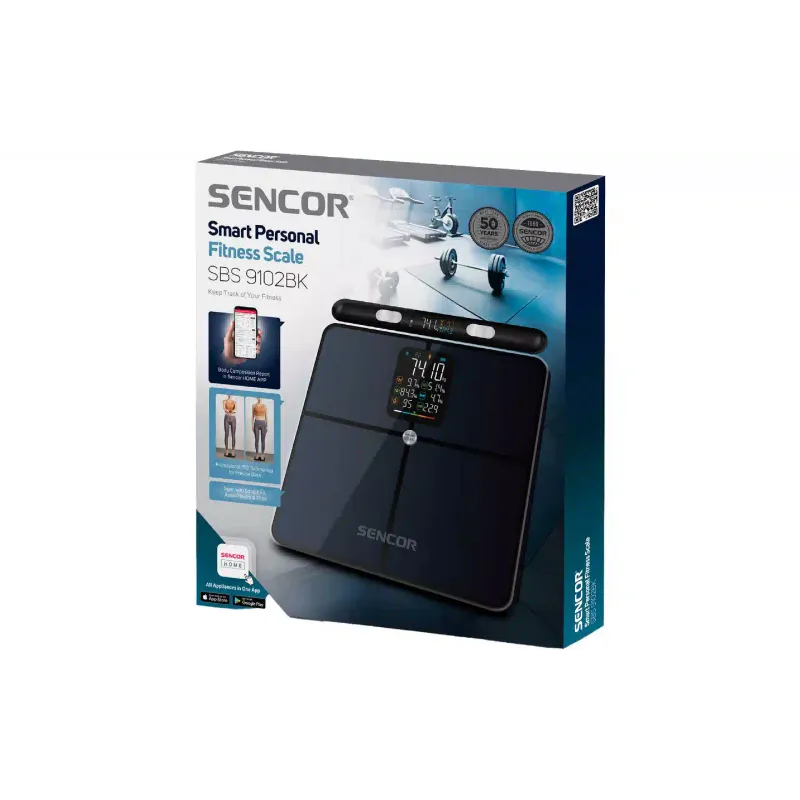 Ваги для підлоги Sencor (SBS9102BK), 180 кг, Dark Blue