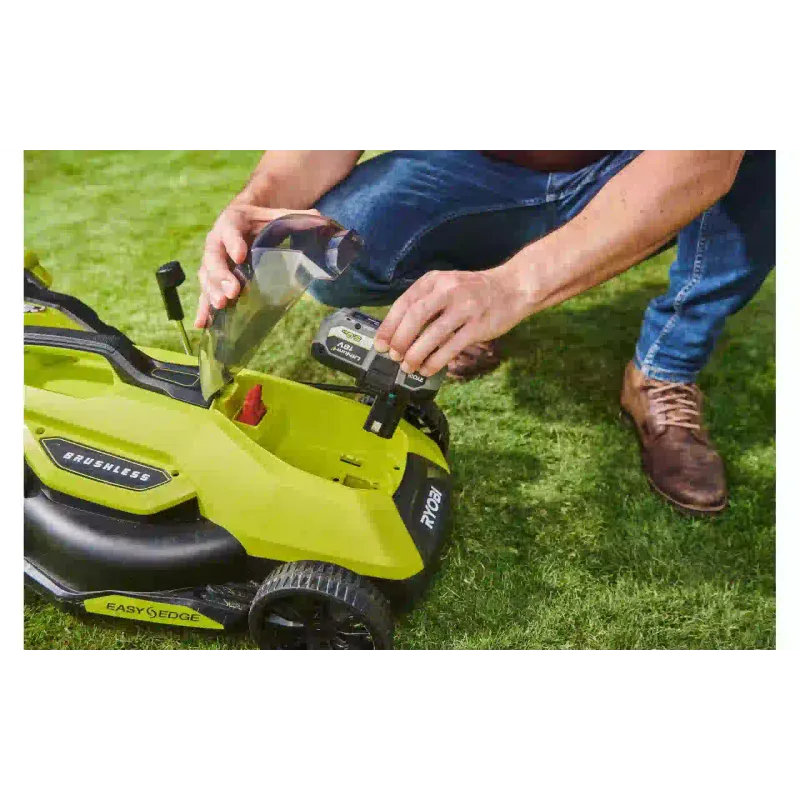 Газонокосарка Ryobi ONE+ RY18LMX33A-0 (5133006286), акумуляторна, 30 л, 33 см