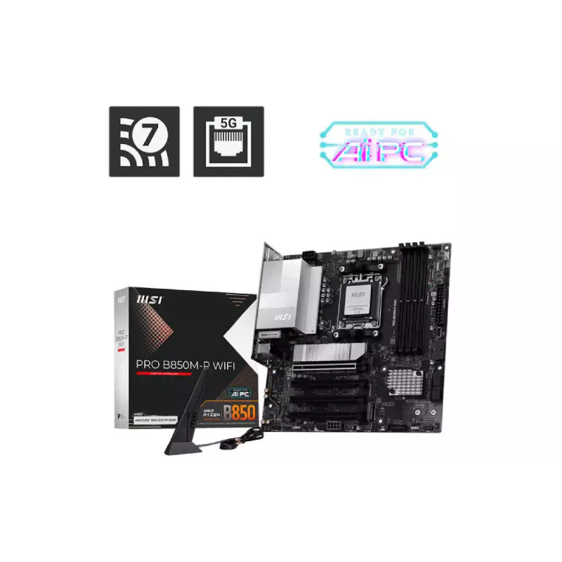 Placa-mãe MSI PRO B850M-P (911-7E71-001)