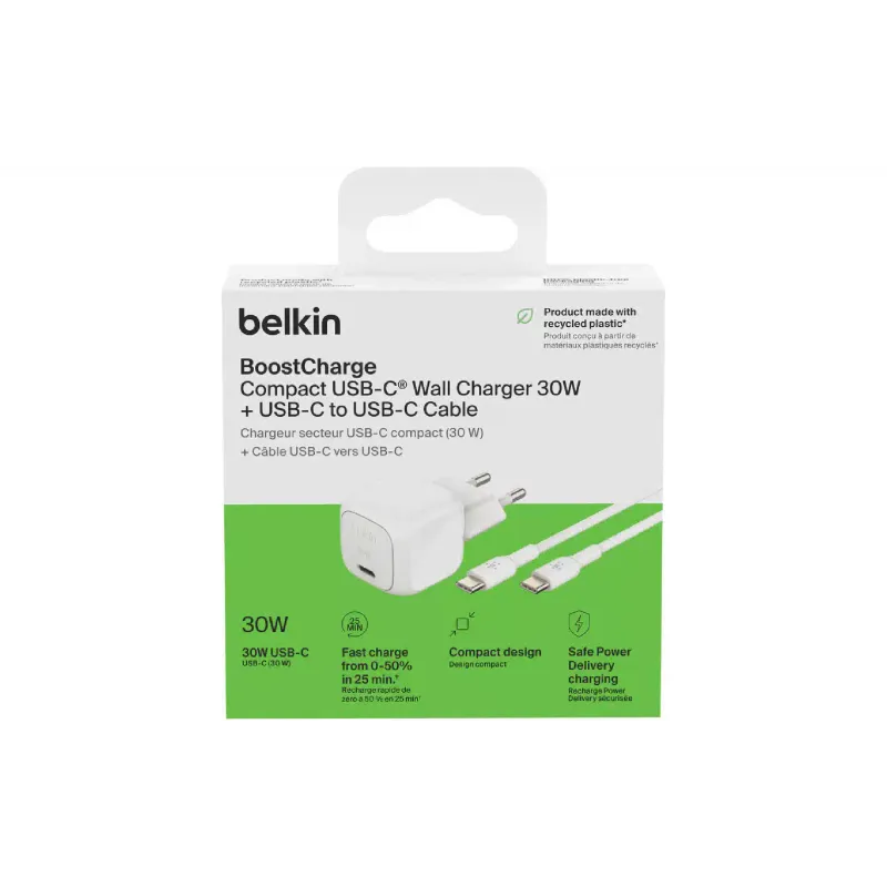 Зарядний пристрій Belkin (WCA008KQ1MWH-B6)
