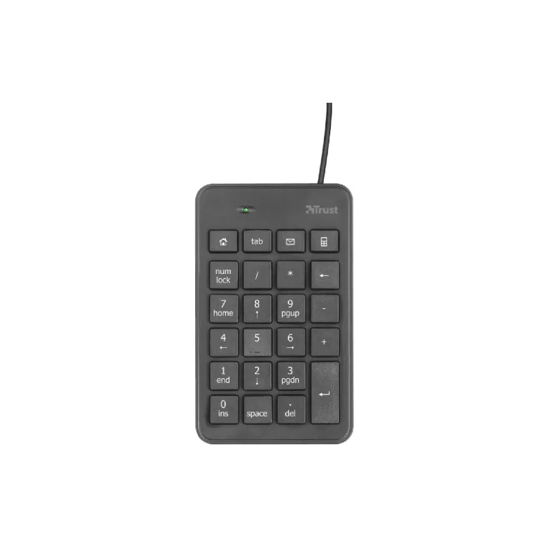 Teclado de membrana Trust, Black (22221_TRUST)