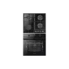 Hob + oven Hansa FCGS69326 (FCGS69326), Black