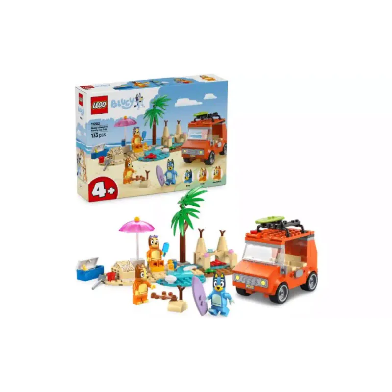 Konstruktor LEGO Bluey’s Beach & Family Car Trip (11202)