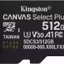 Карта памяти Kingston Canvas Select Plus G3, microSDHC (SDCS3/512GBSP)