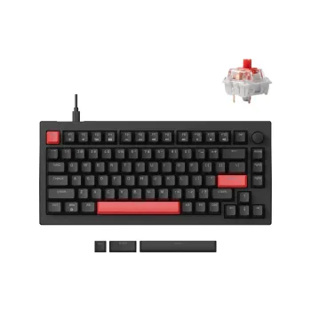 Billentyűzet Lemokey, Black (X4-H1-UA)