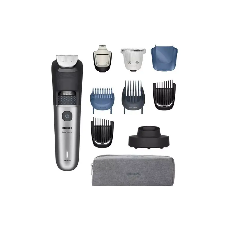 Bart- und Schnurrbartschneider Philips Series 7000, Black/Silver (BT7670/15)