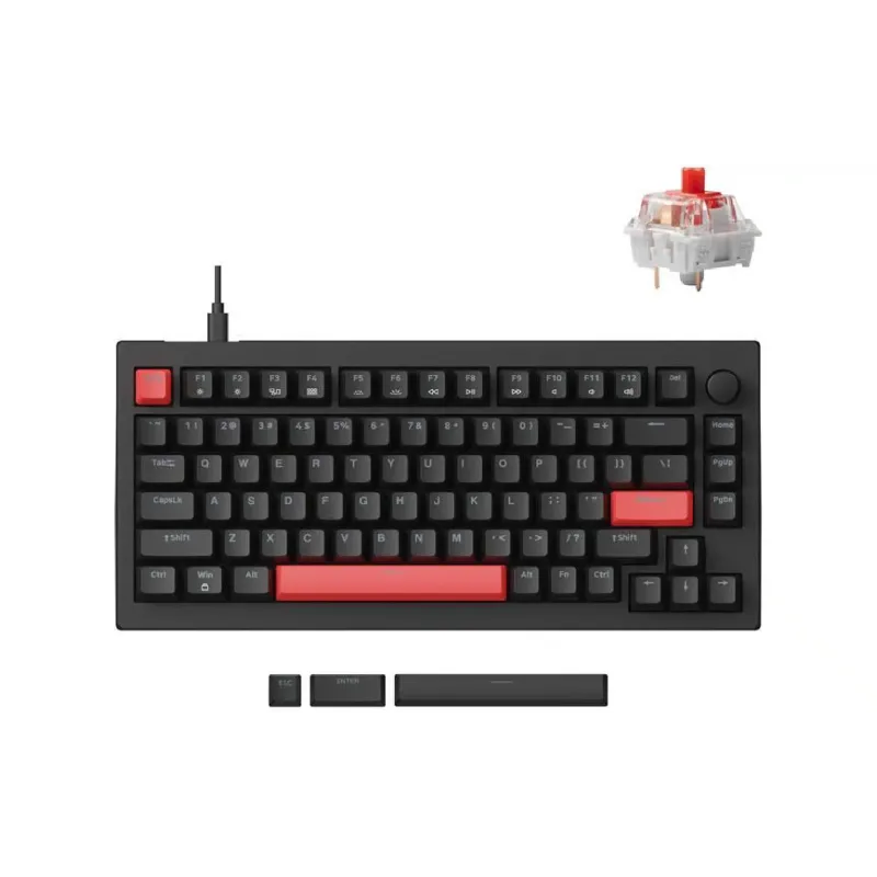 Billentyűzet Lemokey, Black (X4-H1-UA)