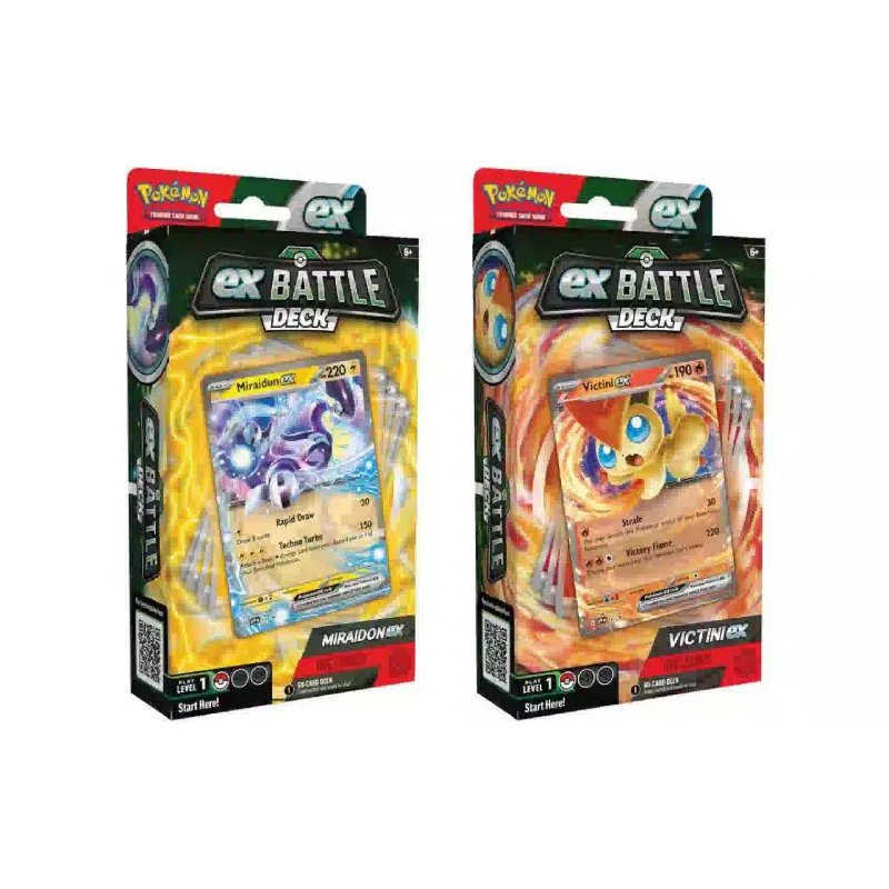 بوكيمون Pokemon TCG TCG - Miraidon/Victini ex Battle Deck (820650857546)