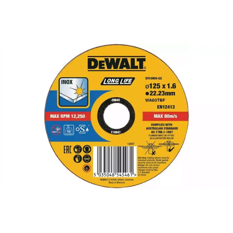 Disco de corte DeWALT (DT43906)
